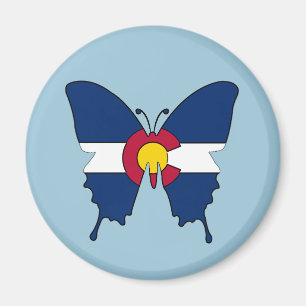 Colorado-Fahne-Schmetterling Magnet