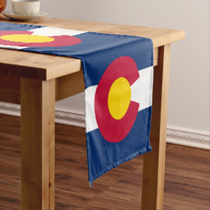 Colorado Fahne & Sports Fan House Dekoration / Col Kurzer Tischläufer