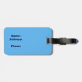 Colorado Fahne Spritzer Gepäckanhänger (Rückseite horizontal)