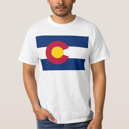 Colorado-Fahne T-Shirt (Vorderseite)