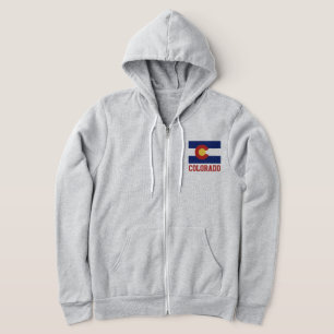 Colorado Fahneneigenschaft mit Reißverschluss für Hoodie