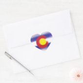 Colorado Fahnenkreide Herz-Aufkleber (Umschlag)