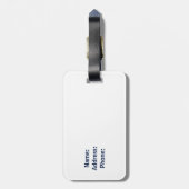 Colorado Fahnenlandschaft Kunstgepäck Gepäckanhänger (Rückseite vertikal)