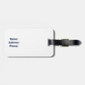 Colorado Fahnenlandschaft Kunstgepäck Gepäckanhänger (Rückseite horizontal)