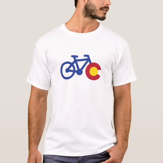 Colorado-Fahrrad T-Shirt (Vorderseite)