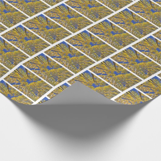 Colorado Fall | Aspenwald im Herbst Geschenkpapier (Ecke)