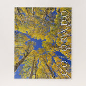 Colorado Fall | Aspenwald im Herbst Puzzle (Vertikal)