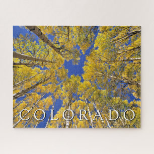 Colorado Fall Aspenwald im Herbst Puzzle