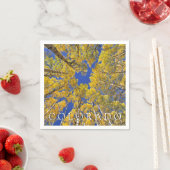 Colorado Fall | Aspenwald im Herbst Serviette (Beispiel)