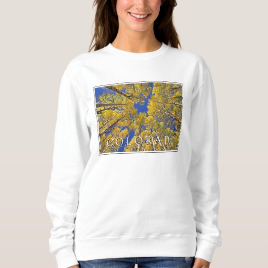 Colorado Fall | Aspenwald im Herbst Sweatshirt (Vorderseite)