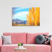 Colorado Fall Vista Wrapped Canvas Leinwanddruck (Insitu (Wohnzimmer))