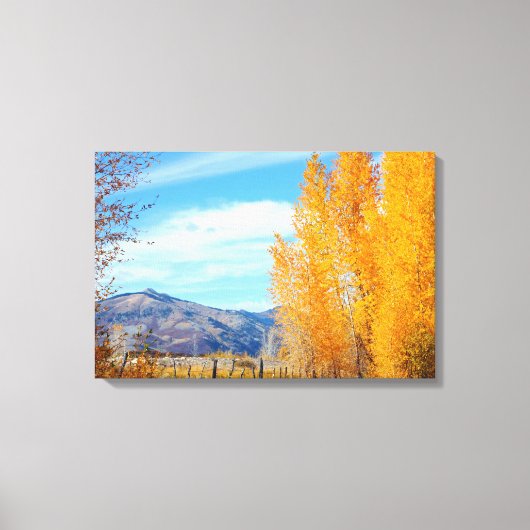 Colorado Fall Vista Wrapped Canvas Leinwanddruck (Vorderseite)