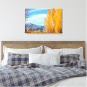 Colorado Fall Vista Wrapped Canvas Leinwanddruck (Insitu (Schlafzimmer))