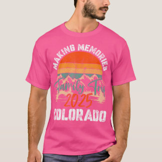 Colorado Familienausflug 2025 Camping Cousin T-Shirt