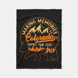 Colorado-Familienurlaub 2026 Berge Camping Fleecedecke