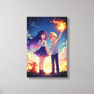 Colorado Fantasy Mauer Kunst für Kinder Leinwanddruck