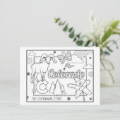 Colorado Farbe me Collage Einladung (Stehend Vorderseite)