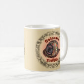 Colorado Firefighter-Tasse Kaffeetasse (VorderseiteRechts)