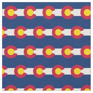 Colorado Flag & America Staat Fabric/USA mode Stoff