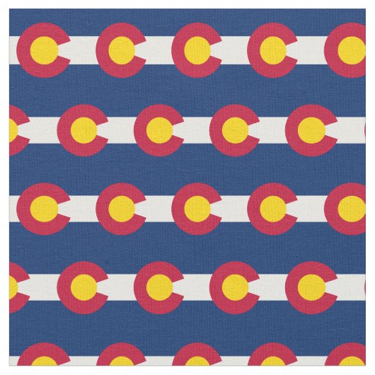 Colorado Flag & America Staat Fabric/USA mode Stoff (Nahaufnahme)