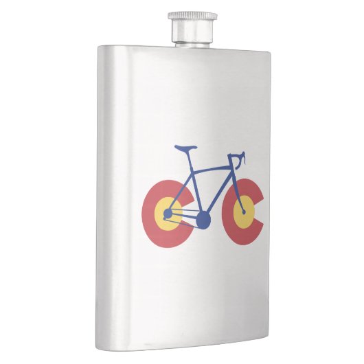 Colorado Flag Bicycle Flachmann (Rechts)