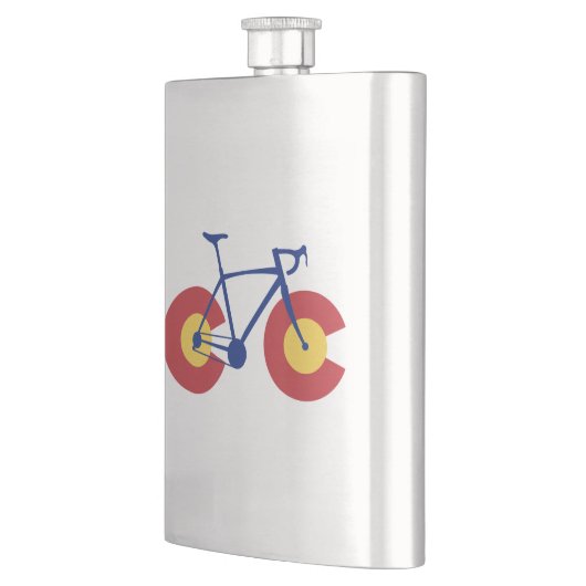 Colorado Flag Bicycle Flachmann (Links)