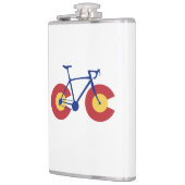 Colorado Flag Bicycle Flachmann (Links)