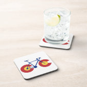 Colorado Flag Bicycle Getränkeuntersetzer (Rechte Seite)