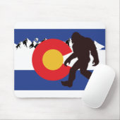 Colorado Flag Bigfoot Mousepad (Mit Mouse)