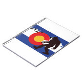 Colorado Flag Bigfoot Notizblock (Linke Seite)