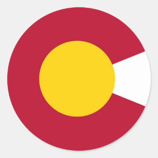 Colorado Flag C Aufkleber