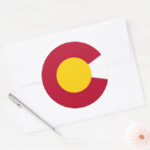 Colorado Flag C Aufkleber (Umschlag)