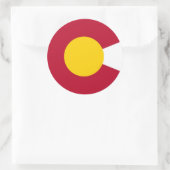 Colorado Flag C Aufkleber (Tasche)