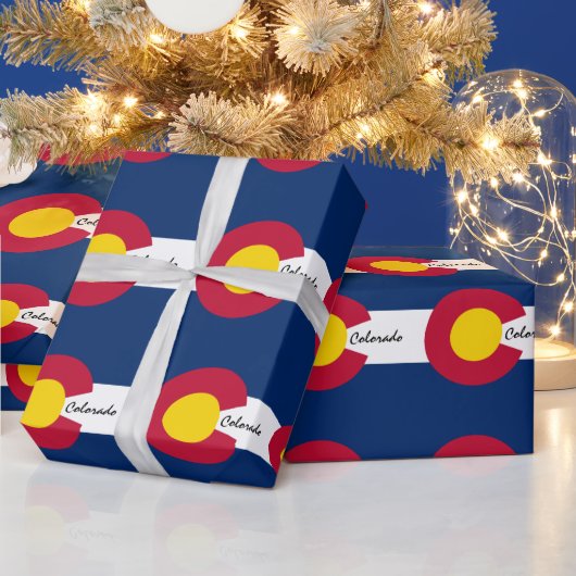 Colorado Flag & Colorado Geschenke Amerika /sport Geschenkpapier (Feiertage)