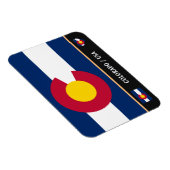 Colorado Flag & Colorado Staat /travel America Magnet (Rechte Seite)