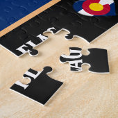 Colorado Flag & Colorado Staat USA/Amerika Puzzle (Seite)