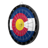 Colorado Flag Dartboard & Colorado/USA-Spielbrett Dartscheibe (Vorderseite rechts)