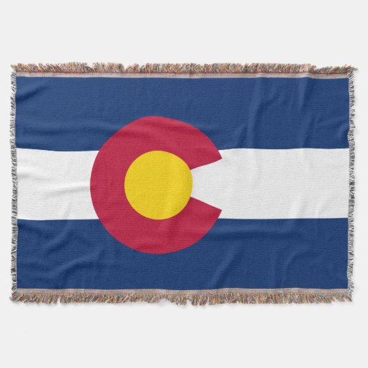Colorado Flag Decke (Vorderseite)