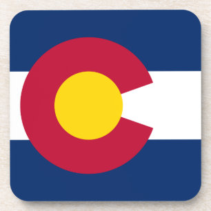 Colorado Flag, Der hundertjährige Staat, Coloradan Getränkeuntersetzer