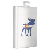 Colorado-Flag-Elch Flachmann (Rechts)