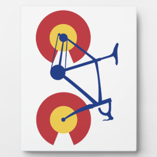 Colorado Flag Fahrrad Fotoplatte
