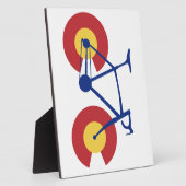 Colorado Flag Fahrrad Fotoplatte (Seite)