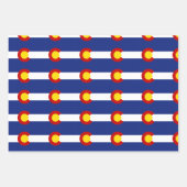 Colorado Flag Geschenkpapier Set (Vorderseite 2)