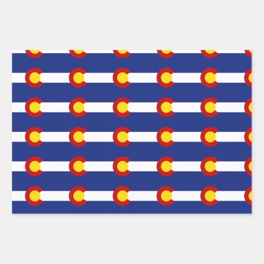 Colorado Flag Geschenkpapier Set (Vorderseite 2)