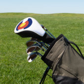 Colorado Flag Golf Headcover (In SItu)