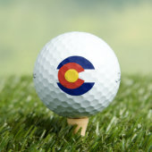 Colorado Flag Golfball (Insitu T-Shirt)
