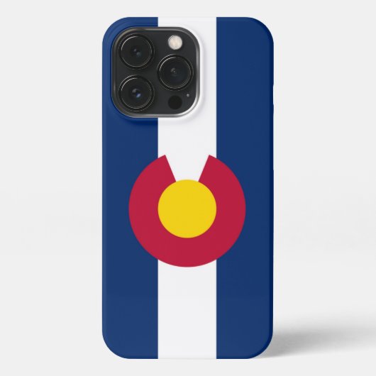 Colorado Flag iPhone Hülle (Rückseite)