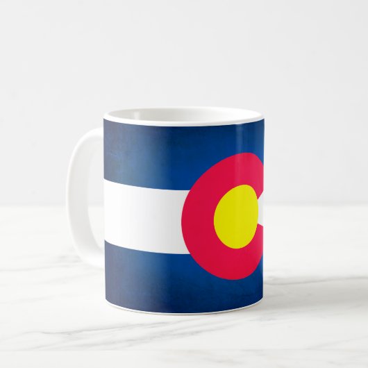 Colorado Flag Kaffeetasse Tasse (Vorderseite Links)