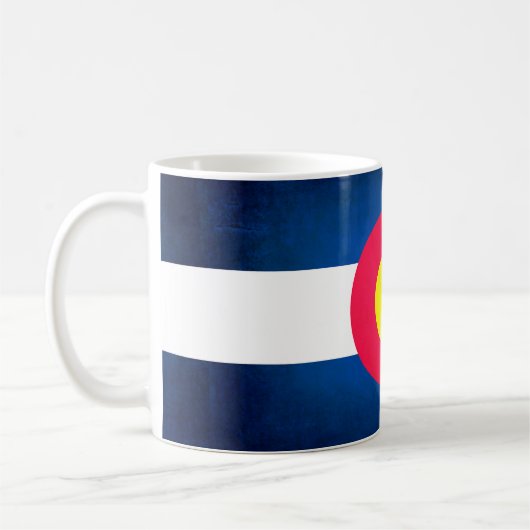 Colorado Flag Kaffeetasse Tasse (Links)