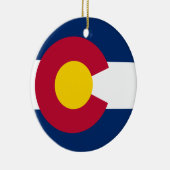 Colorado Flag Keramikornament (Rechts)
